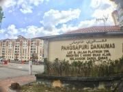 Partial Furnished Pangsapuri Danaumas Seksyen 7 Shah Alam