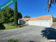 Pavillon de plain pied 107m², 3 chambres, double garage,...