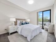 Peaceful Rear of Block Apartment