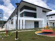Penampang terrace corner house park residence fully...