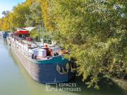 Péniche d'artiste et sa somptueuse vue sur le Palais...