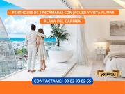 PENTHOUSE 3 RECÁMARAS, TERRAZA, JACUZZI, VISTA AL MAR....