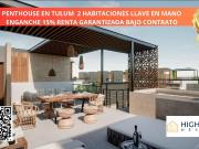 Penthouse a la venta en Tulum a 8 min de la playa con...