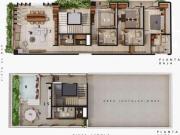 Penthouse con alberca privada, de dos niveles, lock off,...