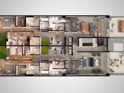 Penthouse con amplia terraza en Tennyson Polanco