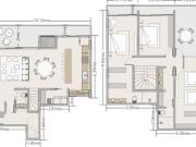 Penthouse con terraza, con casa club y parques, vista a...
