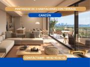 PENTHOUSE DE 3 RECÁMARAS CON VISTA A LAGUNA NICHUPTÉ,...