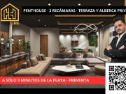 PENTHOUSE · 3 RECÁMARAS · VISTA AL MAR · ALBERCA PRIVADA...