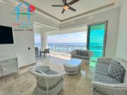 Penthouse de playa con 3 recámaras, terraza y vista al mar