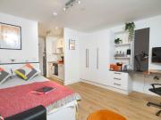 Penthouse Deluxe Studio with City View D Has an Apartment