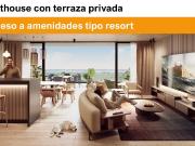 Penthouse en preventa con vista a la laguna tres...
