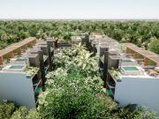 Penthouse en venta en Tulum de 1 habitación con alberca