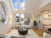 Penthouse Feeling in historischem Jugendstilambiente im...