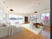 Penthouse in Mondsee. Vier Zimmer. Große Terrasse. Genau...