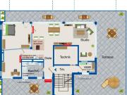 Penthouse mit atemberaubenden Skyline Blick und Dachterrasse