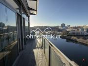 Penthouse mit unverbauten Spreeblick, Terrasse & Garage...
