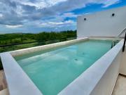 Penthouse rooftop con alberca en venta, Coco Beach,...