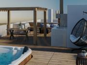 Penthouse T2 com rooftop, piscina e garagem perto de...