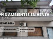 PH 3 AMBIENTES EN VENTA EN FLORES CON TERRAZA