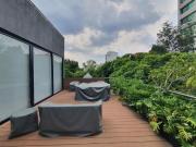 PH exterior moderno con terrazas y roof privado amplio...