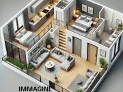 PIGNETO TRILOCALE con BALCONE