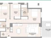 Piso con terraza 12 m2 tan solo 300 m del mar con vista...