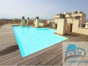 Piso con terraza soleada, piscina en ático y parking en...