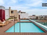 Piso de 2 dormitorios en alquiler en Diagonal Mar, Barcelona