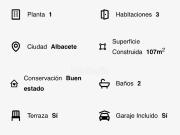 Piso en venta en Albacete, El Pilar. PISO CASI NUEVO DEL...