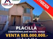 PLACILLA / COND JOSÉ MIGUEL VARAS / CASA 2D 1B 1E
