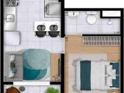 Plano Mais Mooca 1 dorm 26 à 29m²