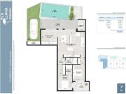 planta baja con jardín, planta alta con solarium y...