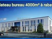 Plateau bureau 4000m² à rabat