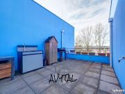 Plateau de la duchere: duplex avec vastes terrasses et...