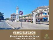 PLAZA COLONIA, VÍA A LA COSTA KM12, Alquilo o Vendo...