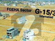 Plot for sale in g 15/3 fgeha