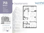 Ponceano, Departamento en Venta, 80.96m2, 2 Habitaciones
