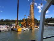 Position, large, flat block in prime position