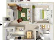 Prairie Springs 1 Bedroom Apartment for Rent at 9777 N...