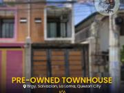 Pre Owned 3 Storey Townhouse in Brgy Salvacion La Loma...