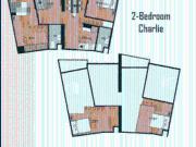 Pre selling 84.70 sqm Two Bedroom Charlie Residential...