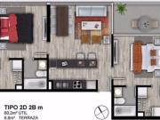 PRECIOSO DEPARTAMENTO AMOBLADO A PASOS DEL METRO