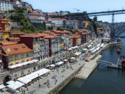 Prédio na Ribeira do Porto em frente ao Rio Douro
