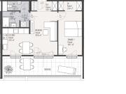 Premium 2 Zimmer Dachgeschosswohnung mit Terrasse