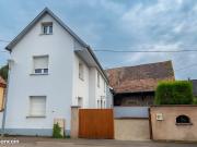 Près RHINAU Maison 4/5P avec dépendance, cour et garage