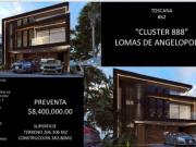 PREVENTA DE CASA RESIDENCIAL CLUSTER 888 EN LOMAS DE...
