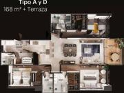 Preventa Departamento Bosque Real 175.70 m2 Depto 101, 104