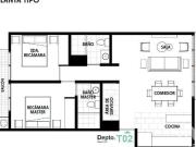 Preventa Departamento con balcón 81.15 m2 ¡Descubre tu...