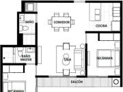 Preventa Departamento con estacionamiento desde 75.70 m2...