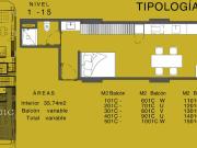 Preventa Departamento Condesa 130.53 m2 Depto 101C